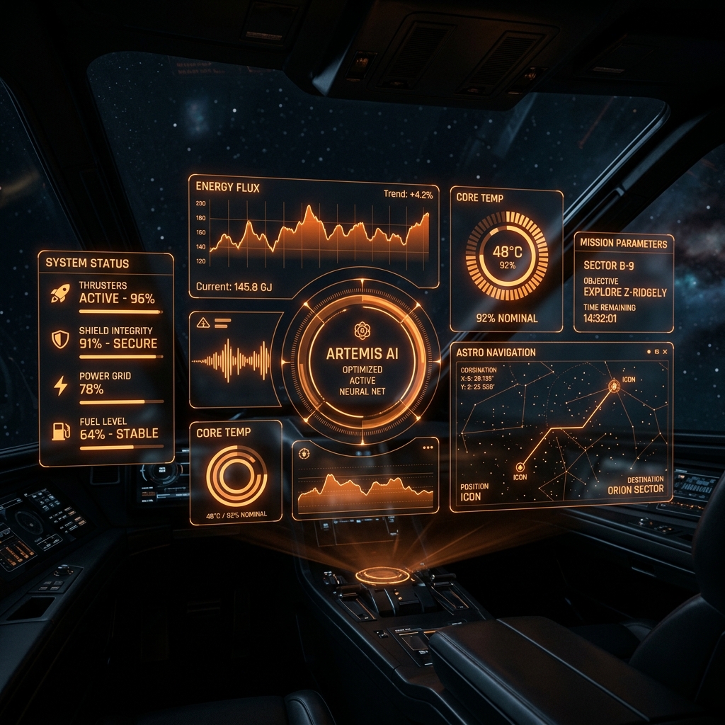 Holographic Telemetry HUD